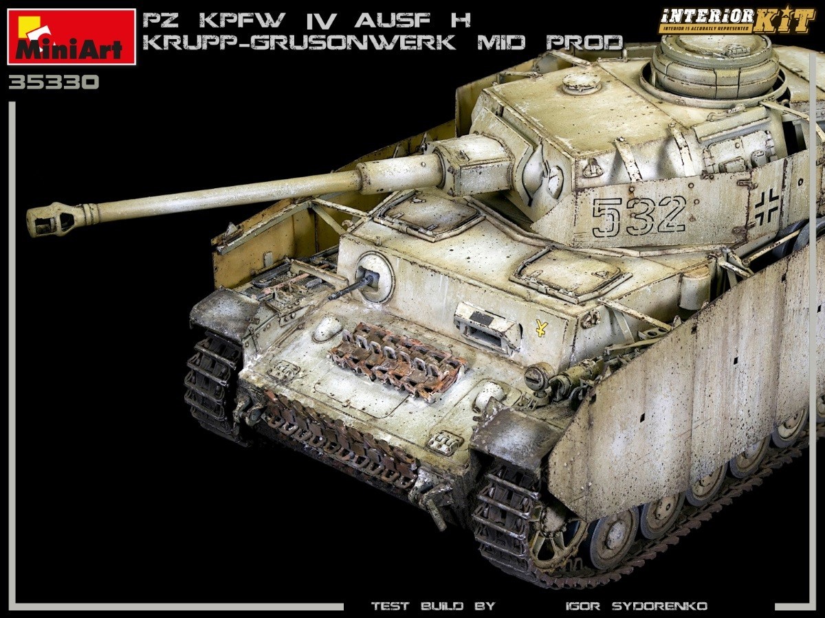 Pz.Kpfw.IV Ausf. H KRUPP-GRUSONWERK. Mid Prod. Aug-Sep 1943. Interior Kit