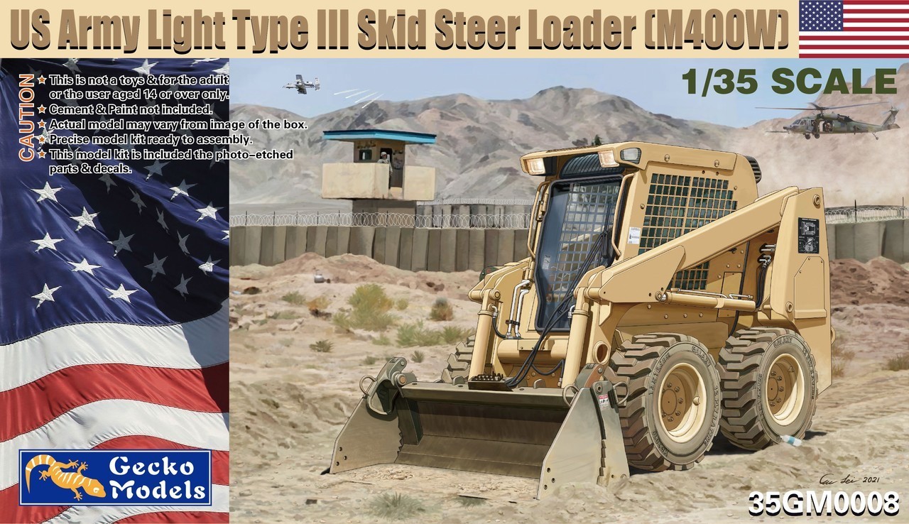 Gecko M400W Light Type III Skid Steer Loader
