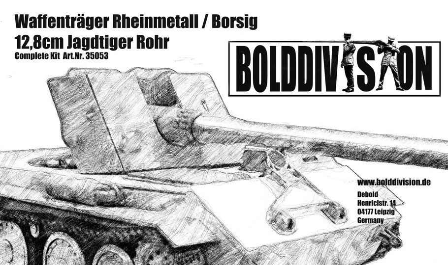 Waffenträger Rheinmetall / Borsig 12,8cm
