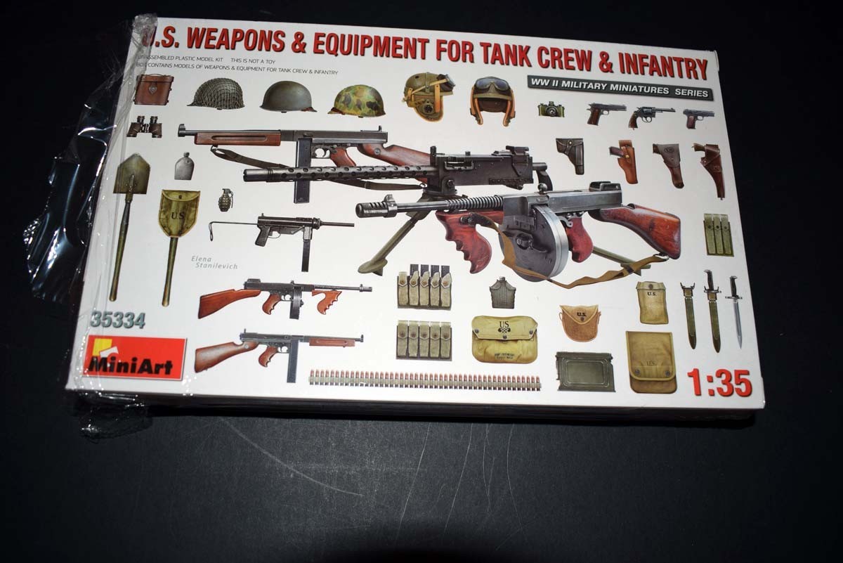 U S Weapons and Equipment for US Tank Crew and Infantry