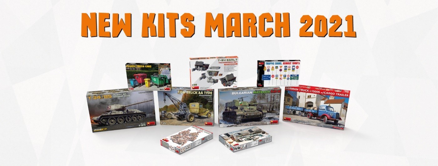 New #MiniArt Kits Available ✅ March 2021