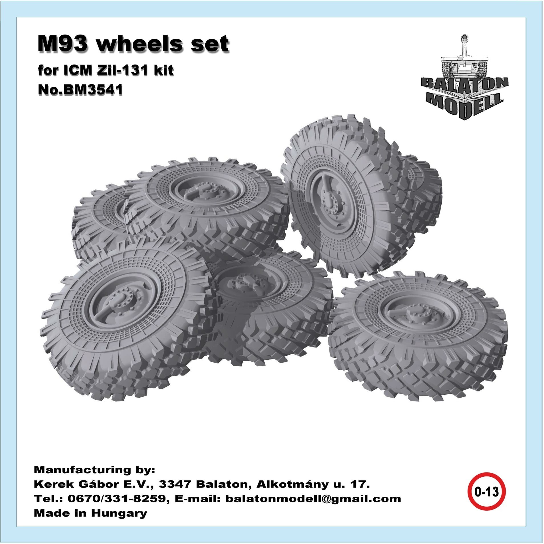 Balaton Models Zil-131 Wheels
