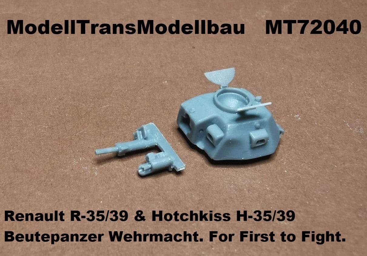 ModellTrans:  Renault R35 Turret and More