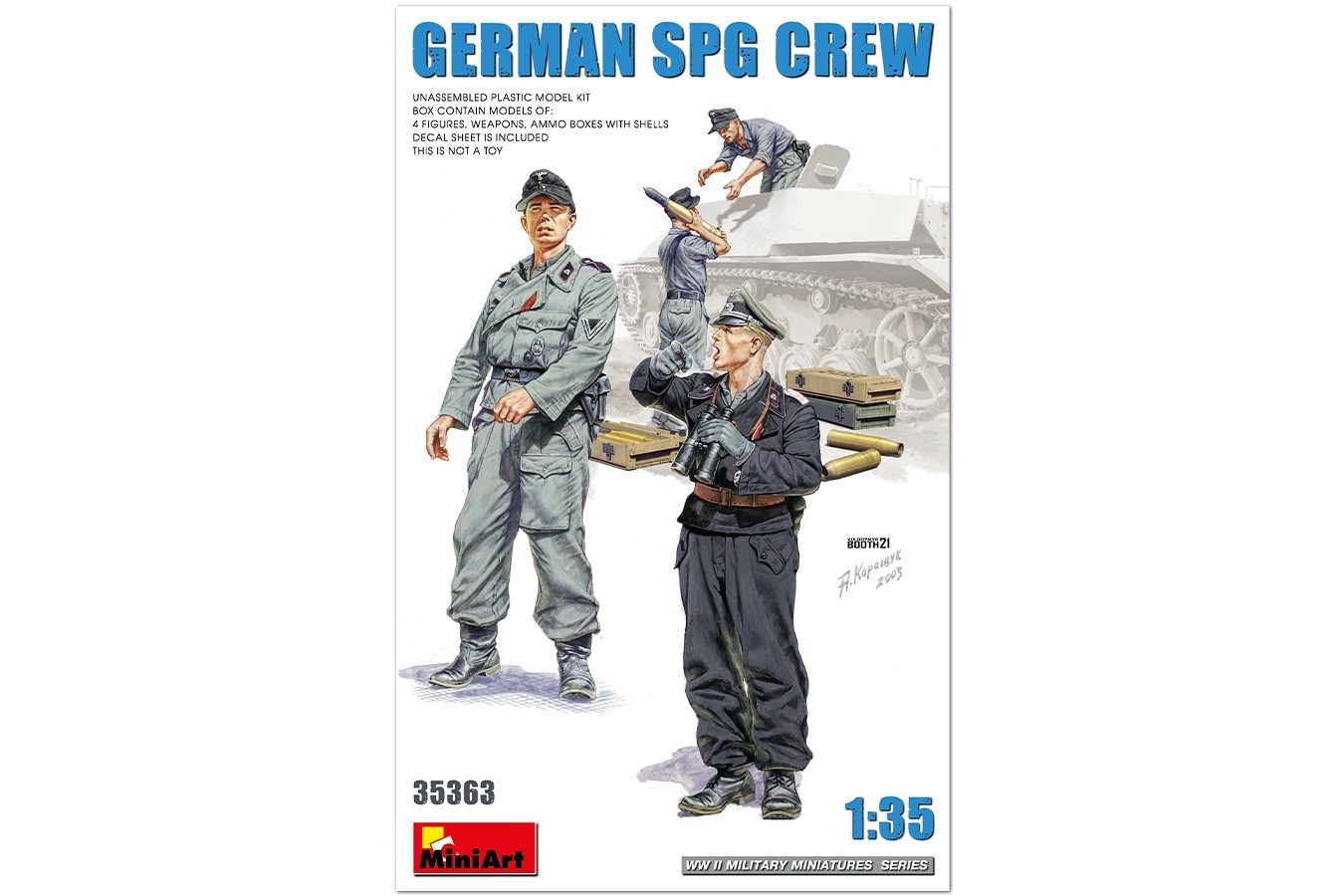 German Spg Crew Riders Kit 1:35 Miniart MIN35054 