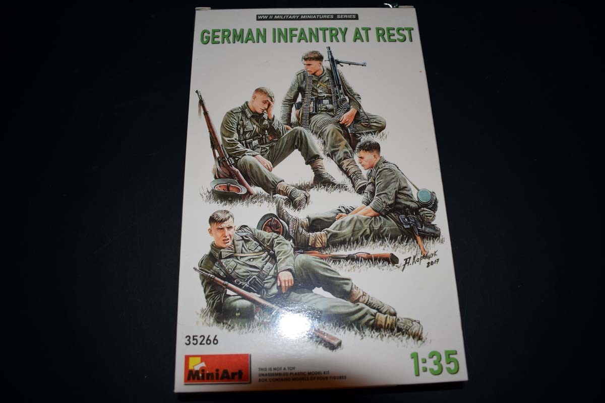 German Infantry at Rest