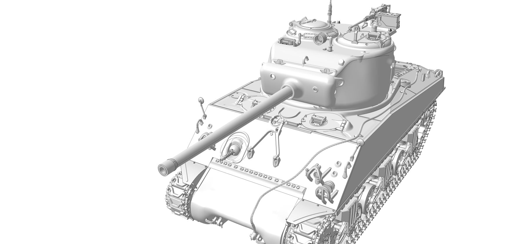 Zvezda М4А3 (76) Sherman