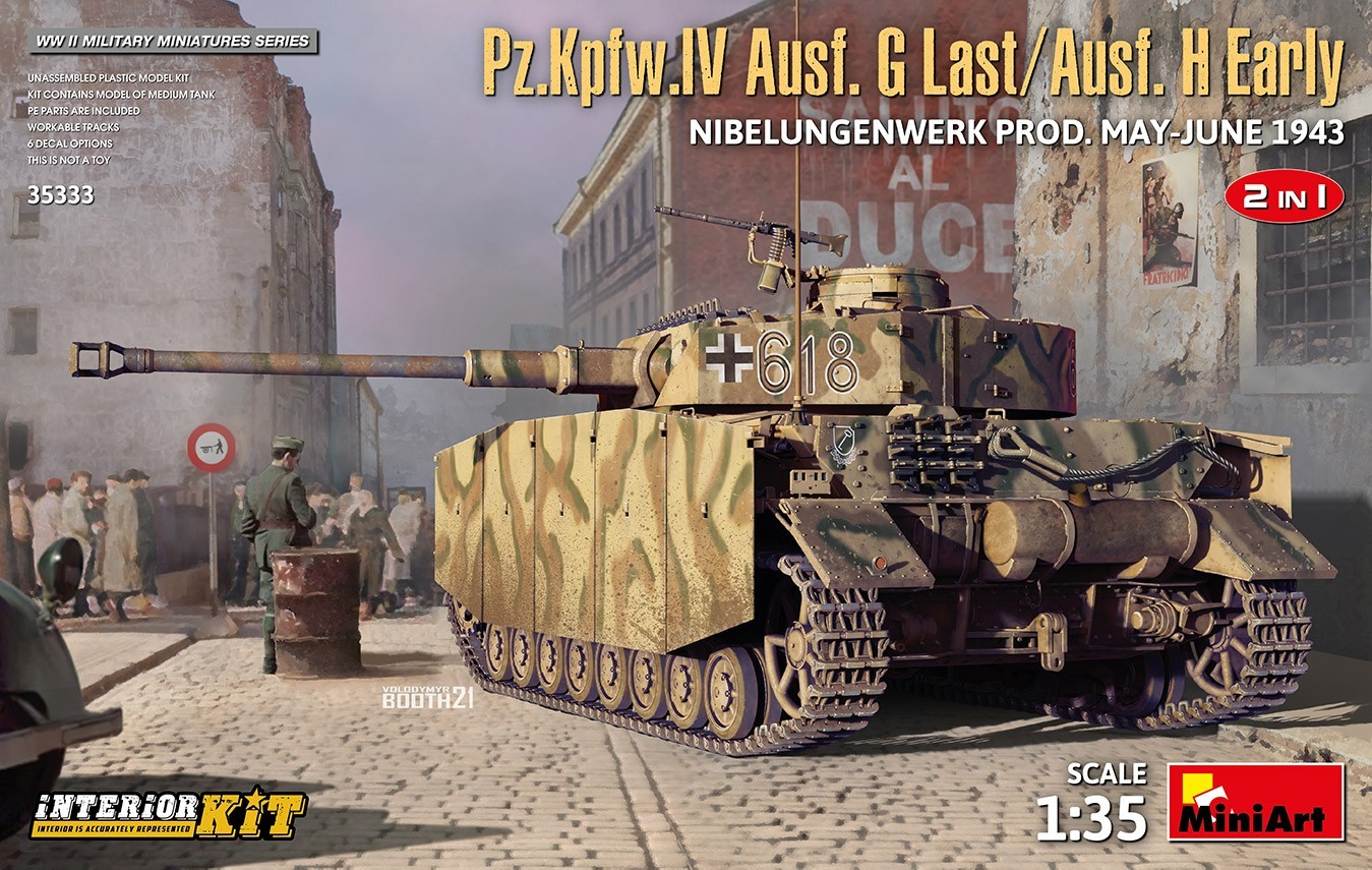 MiniArt Pz.Kpfw.IV Ausf. G Last/Ausf. H Early w/ Interior