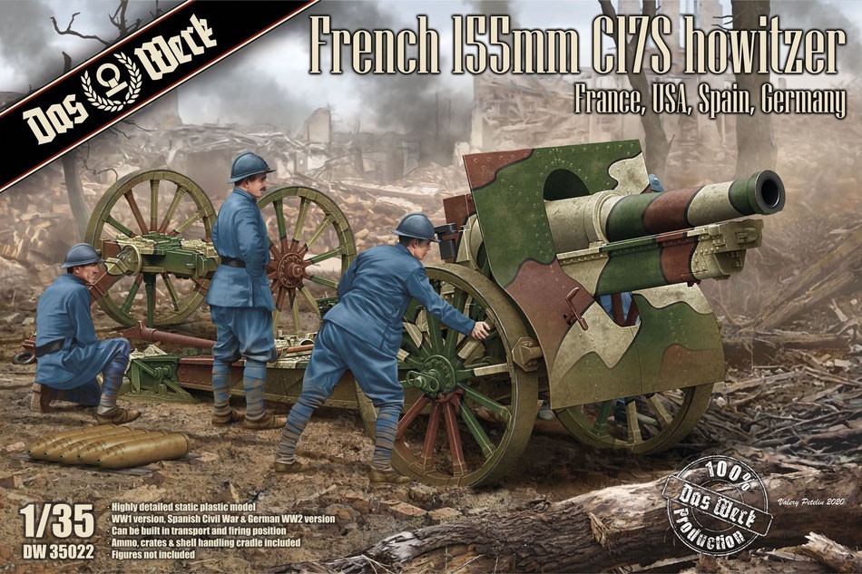 Das Werk French Schneider 155mm C17S Howitzer