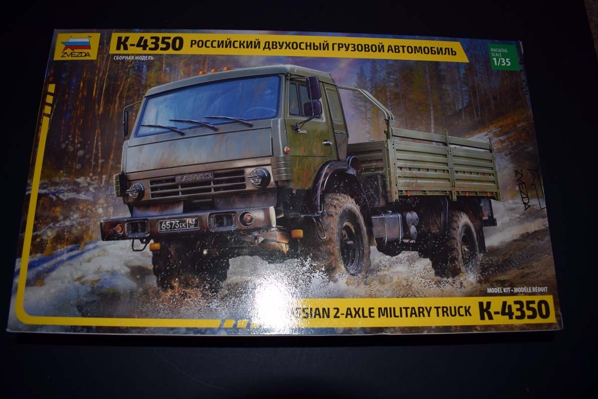 Russian 2-Axle Military Truck K-4350