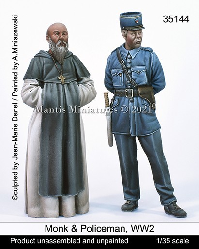 Monk & French Policeman, WWII