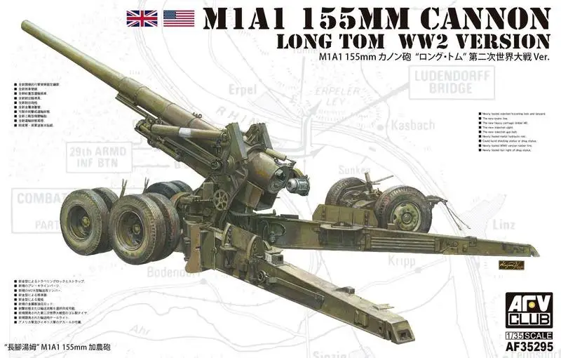 Forstyrre Cornwall verden M1A1 155mm Cannon “Long Tom” WW2 Version – In-box Review | Armorama™