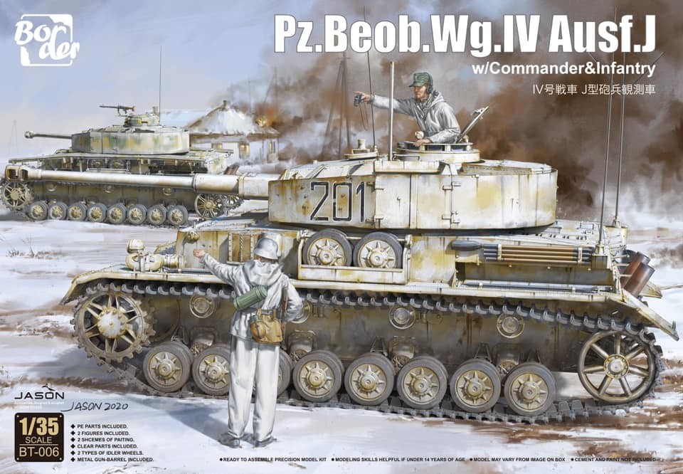 Border Panzer Beob.Wg IV Ausf J with Crew