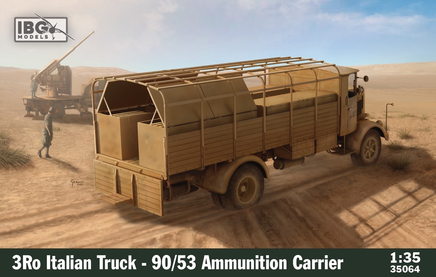 IBG 3Ro Italian Truck - 90/53 Ammunition Carrier renderings