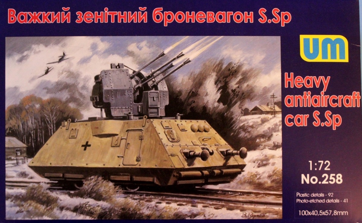 German Heavy Antiaircraft Car S.SP | RailRoad Modeling