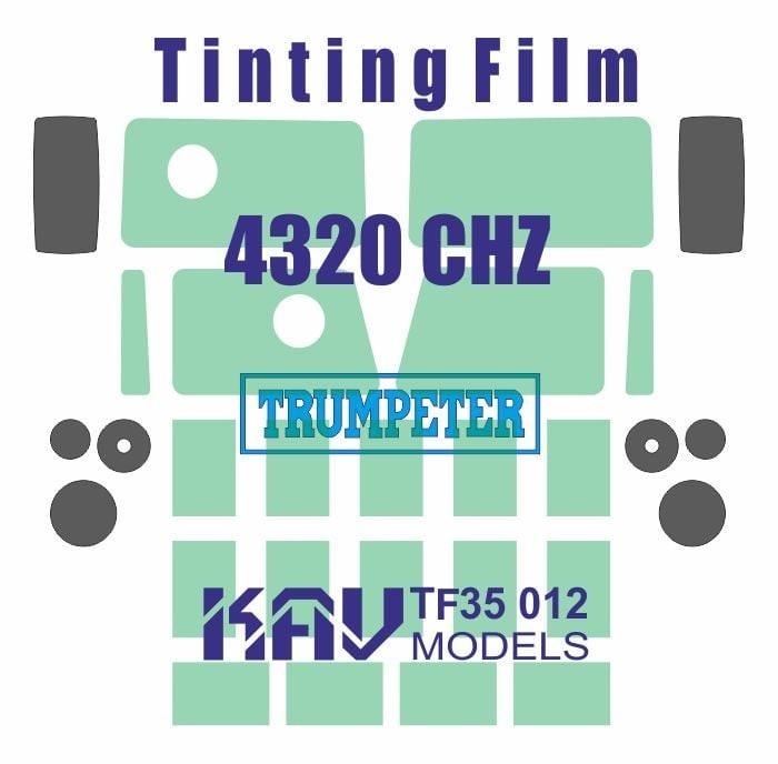 KAV Model URAL-4320 CHZ Tinting Film