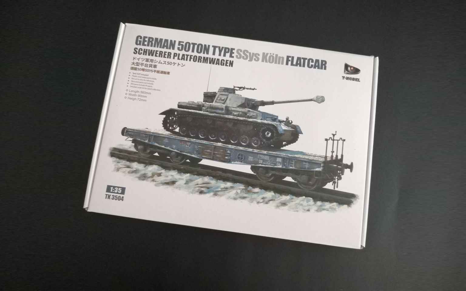 Building T-Model Schwerer Plattformwagen Ssys
