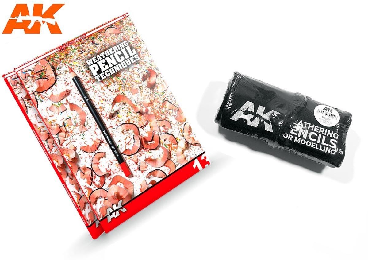 AK Weathering Pencils for Modelling + Weathering Pencil Techniques