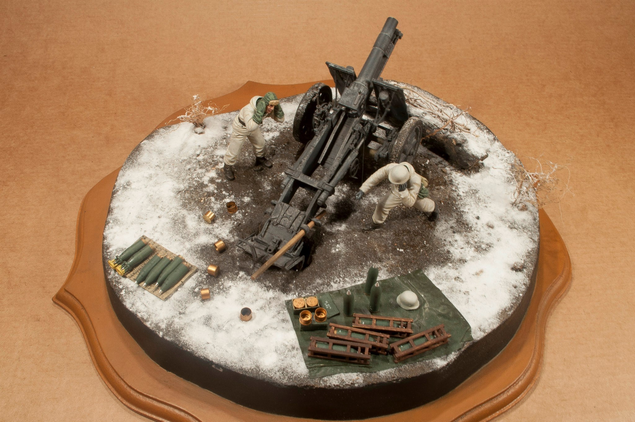 Winter german artillery (sIG 33 - 1/35) 'Inspirations' by Jonatan Alvarado