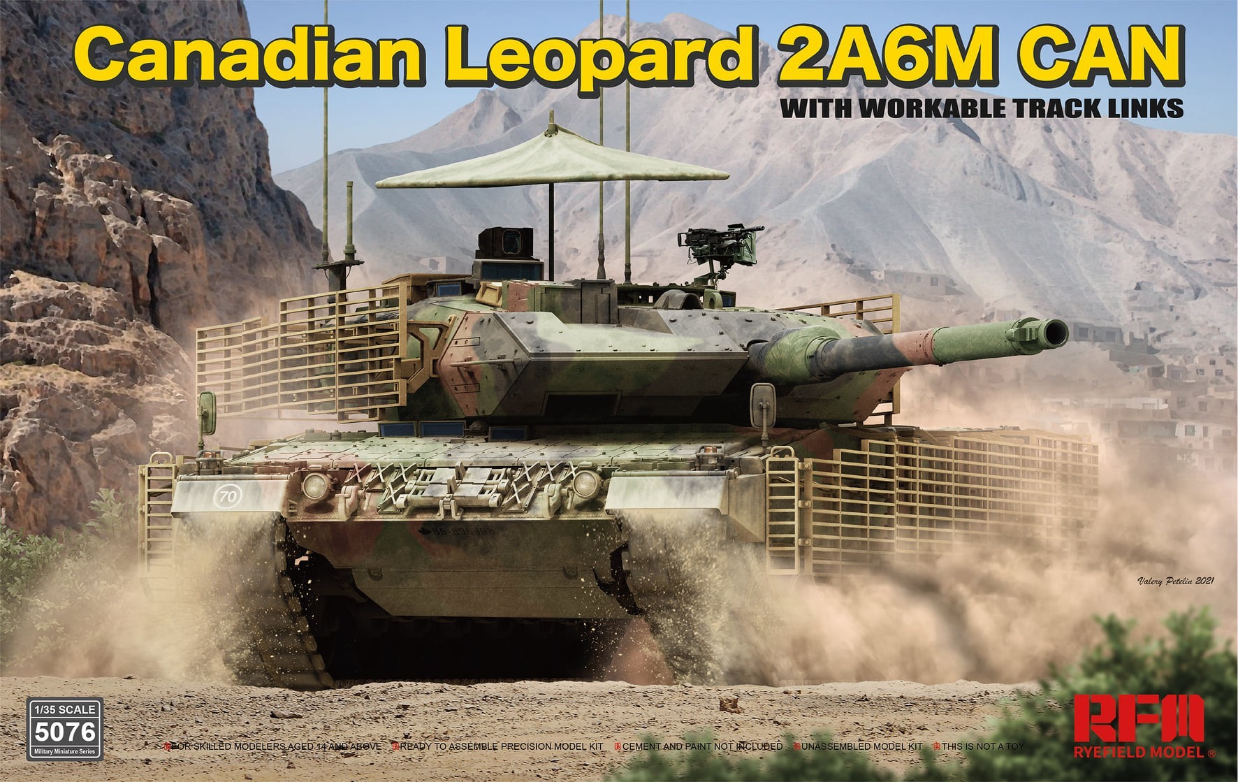 RFM Canadian Leopard and 3D Printed Tracks