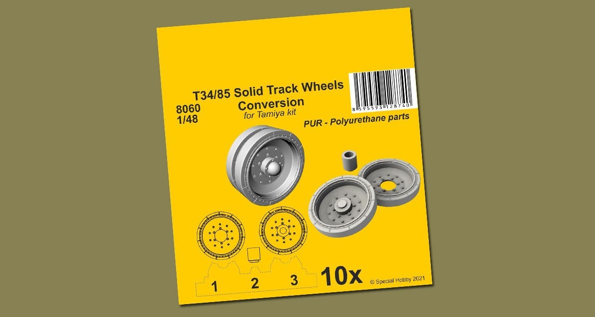 T34/85 Solid Track Wheels Conversion Set