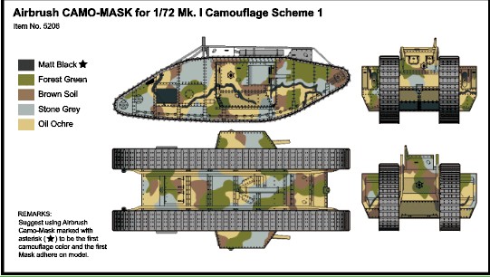 J's Work: Mk I Camo Paint Masks