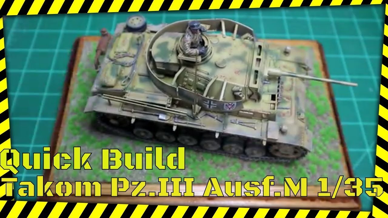 A Quick Build Of Takoms Blitz Pziii Ausfm In 135 Armorama