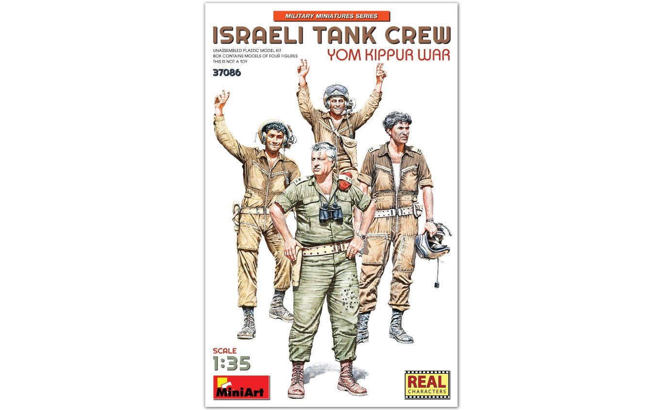 MiniArt 37086  Israeli Tank Crew, Yom Kippur War