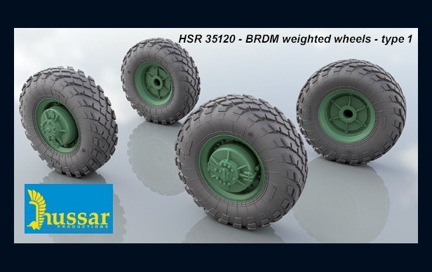 Hussar BRDM Wheels