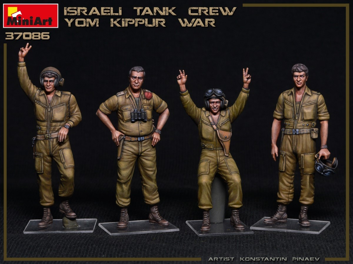 MiniArt New Photos of Israeli Tank Crew. Yom Kippur War