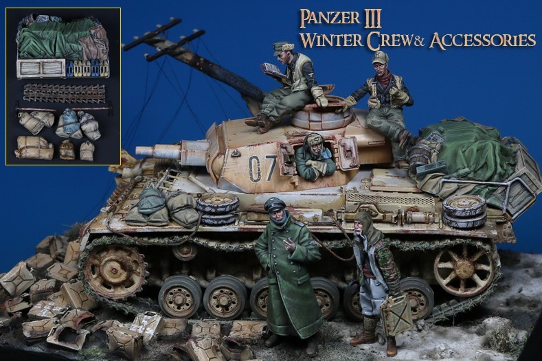 Panzer III Winter Crew & Accessories