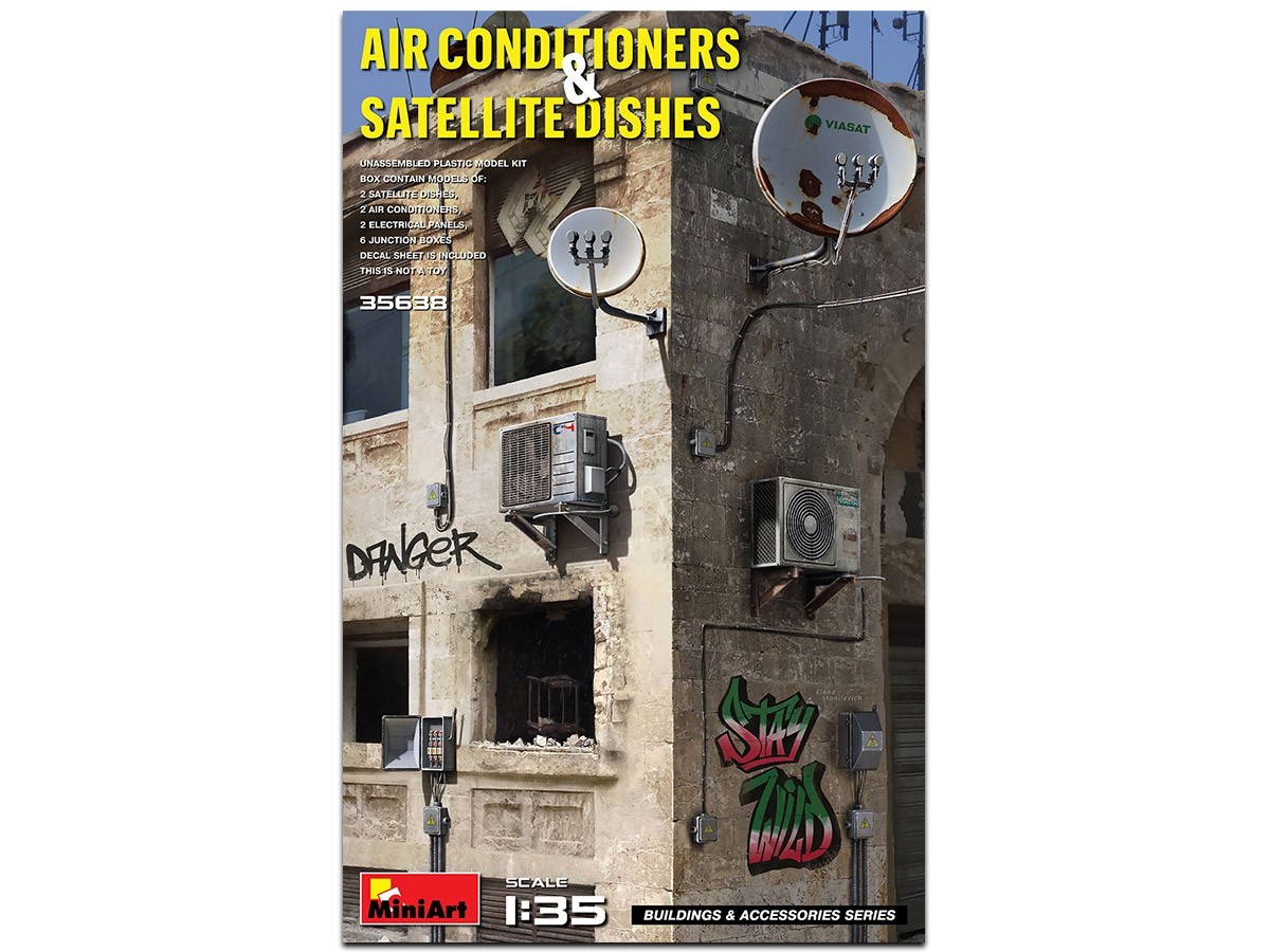 MiniArt 35638 Air Conditioners & Satellite Dishes