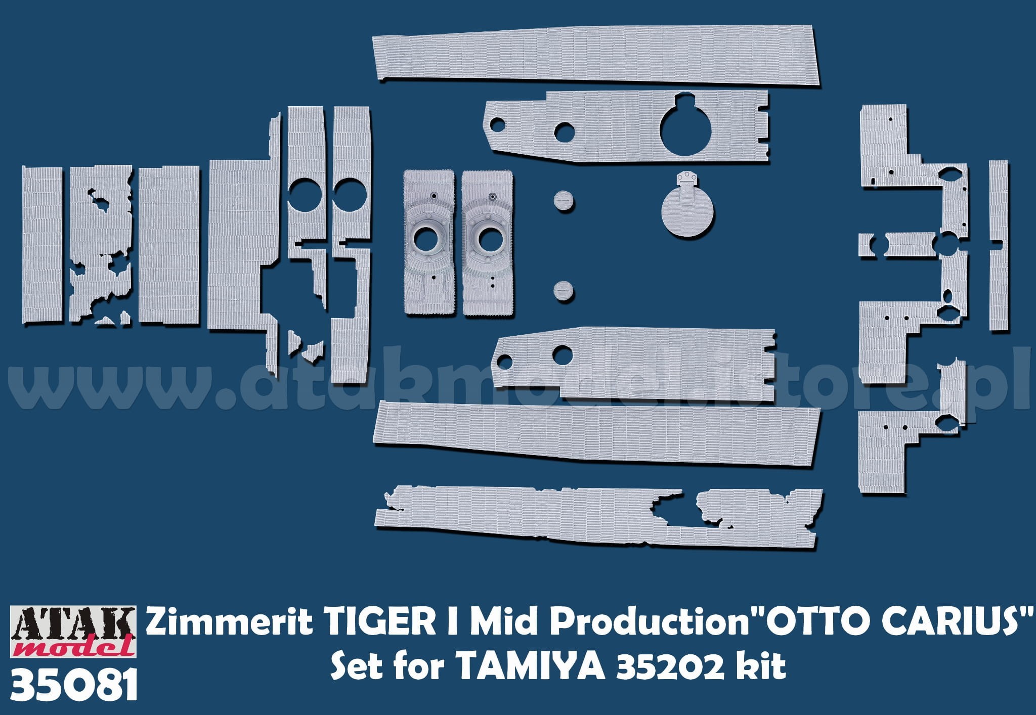 Atak: Zimmerit for Tiger I Mid Production