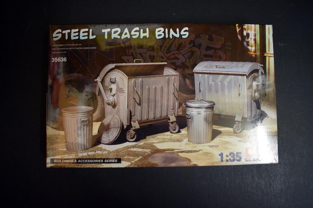 Steel Trash Bins