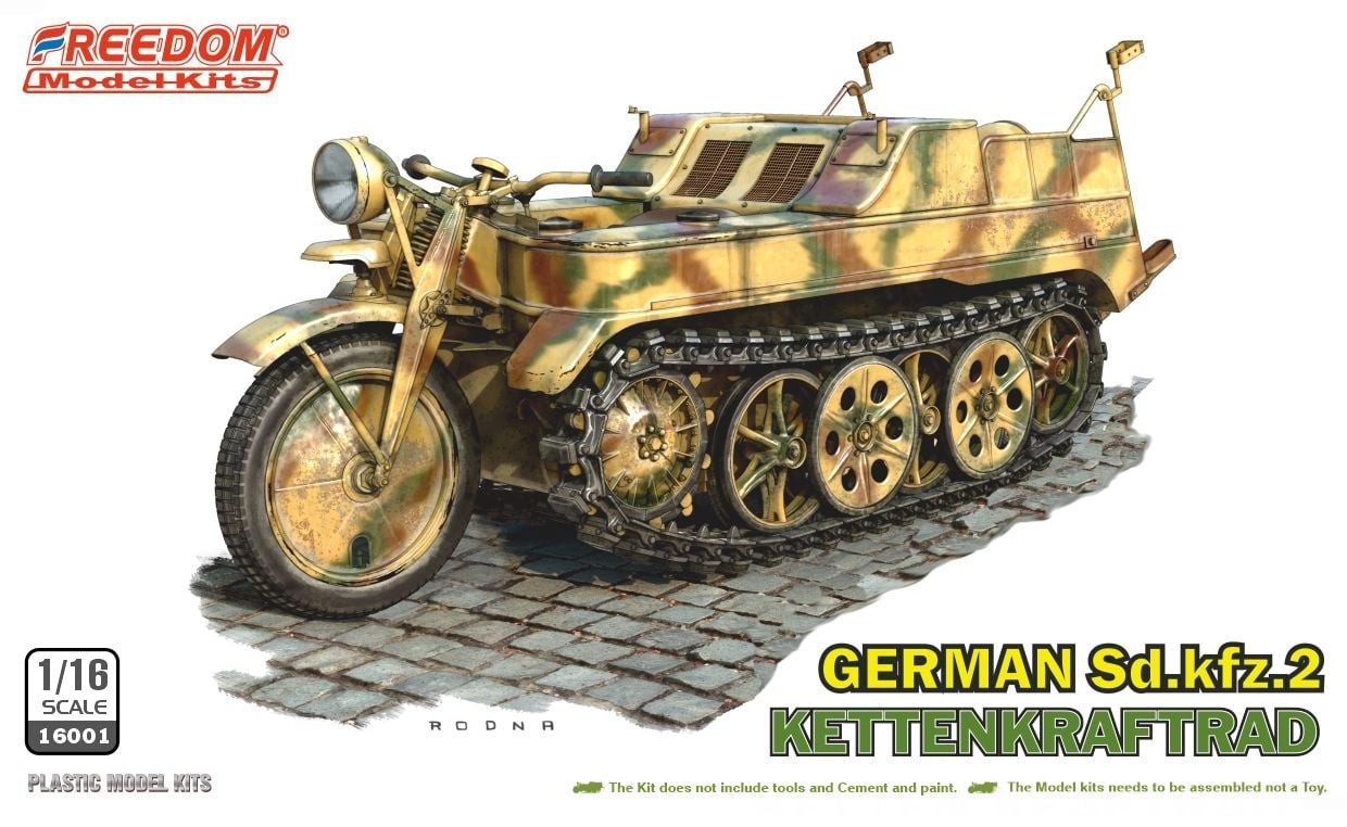 Freedom Model Kits: Big Scale Kettenkrad