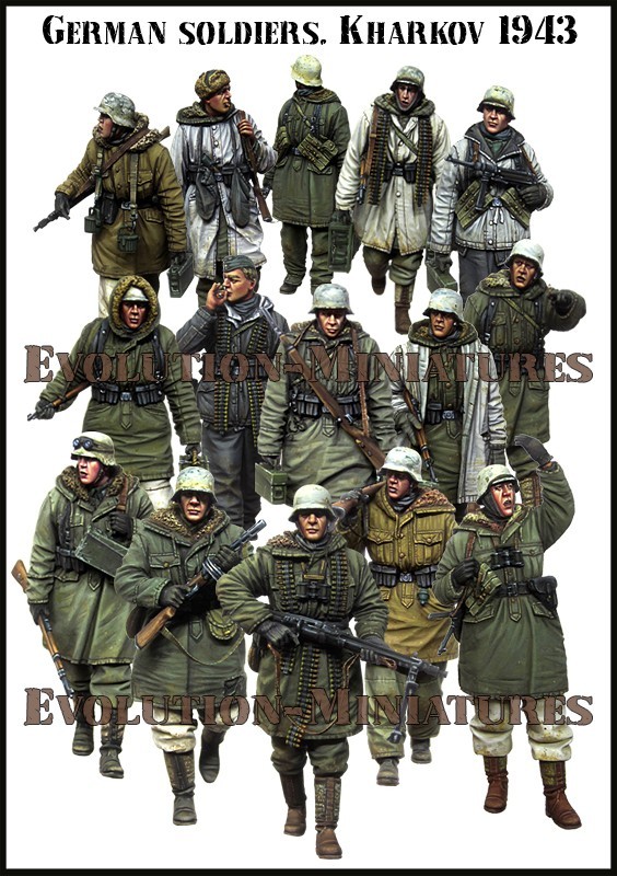 Germans from Kharkov & Soviet Infantryman