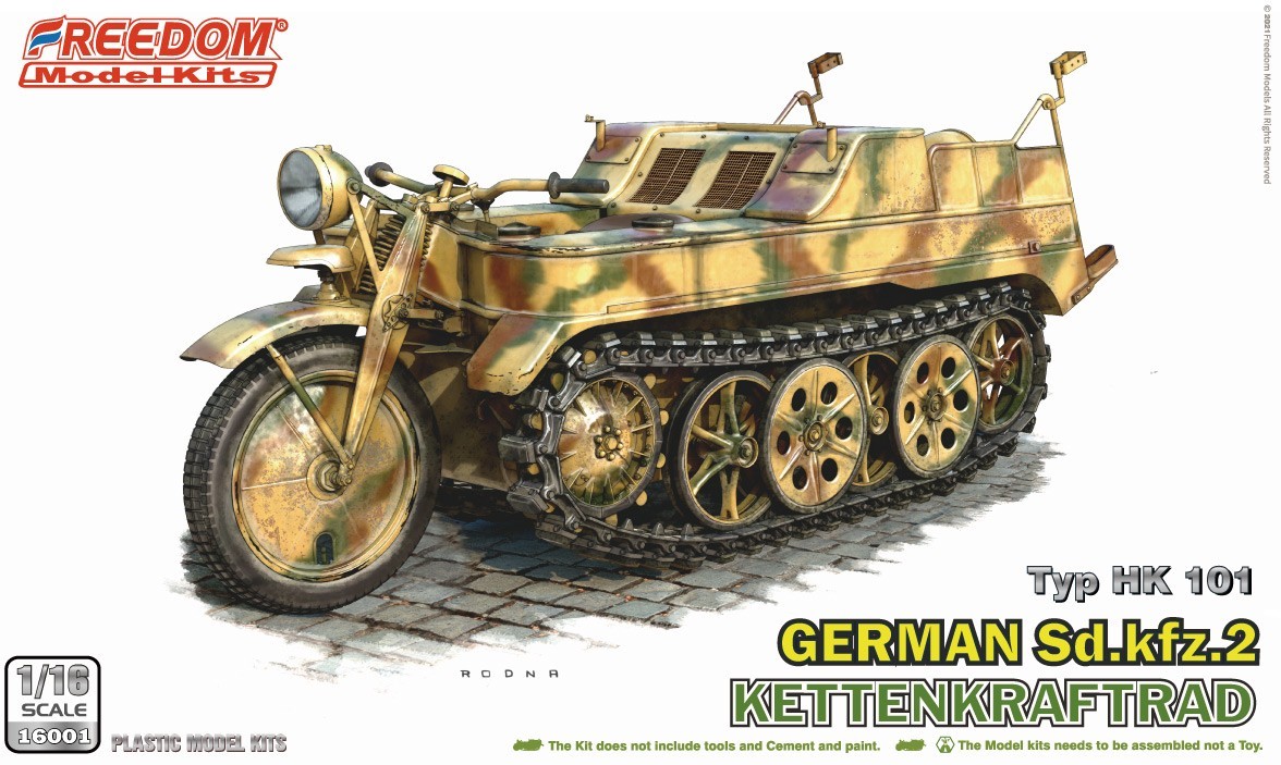 Freedom Model Kits: Sd.Kfz. 2 Kettenkraftrad