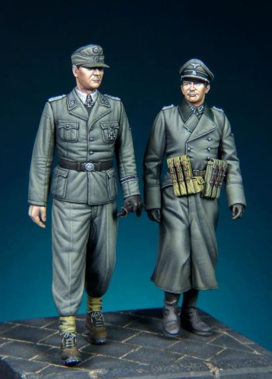 Skorzeny & Waffen SS Officer