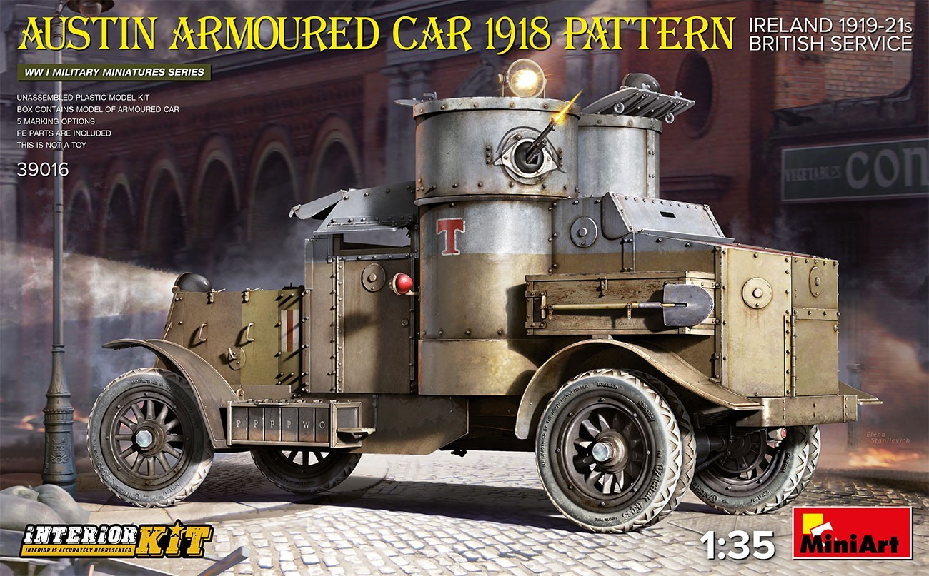 MiniArt Austin Armoured Car 1918 Pattern w/ Interior