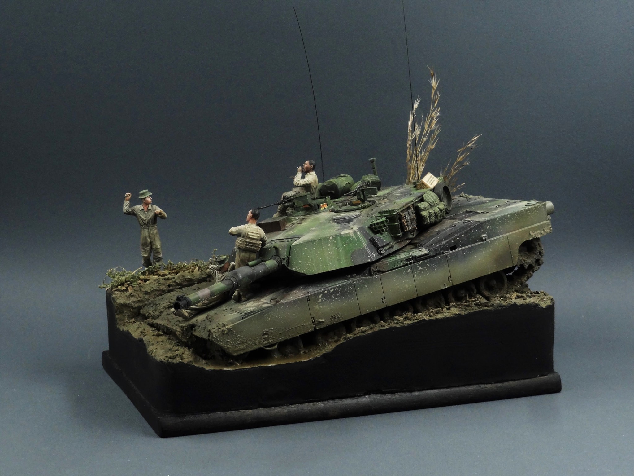 M1a1 Abrams diorama 'Inspirations' by Shi Zheng