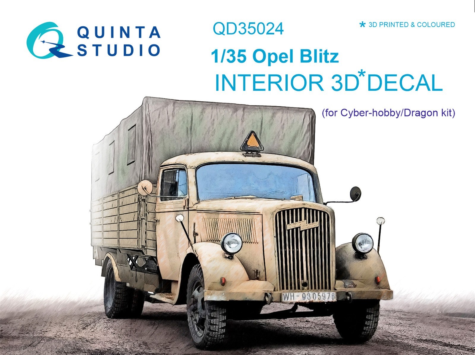 Opel Blitz, Krupp Protze, Horch 3D Decals from Quinta