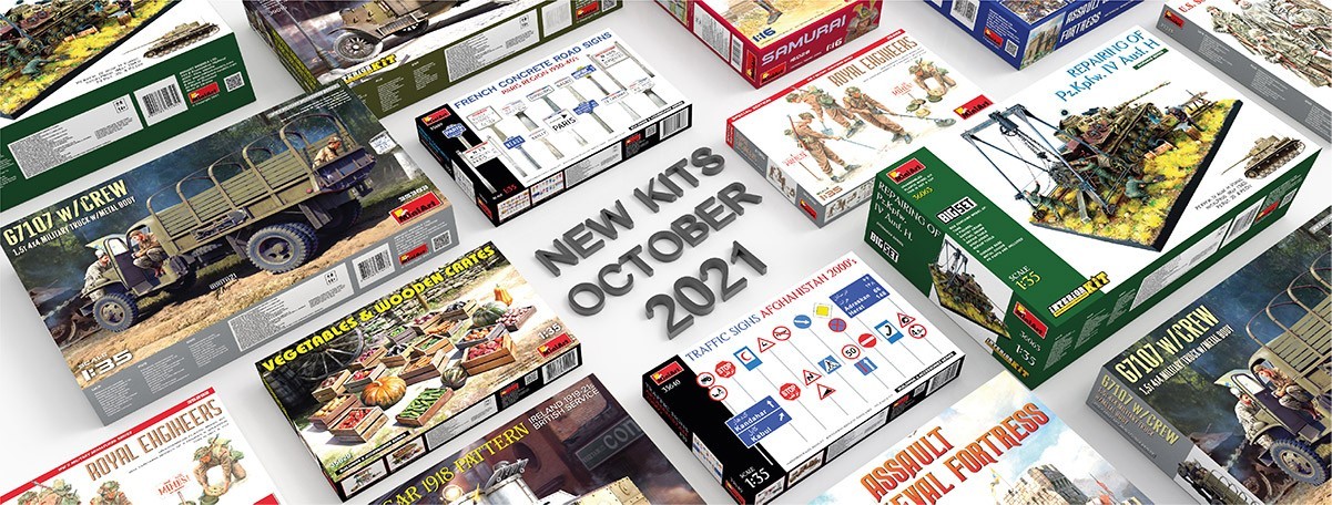 New #MiniArt Kits Available ✅ October 2021