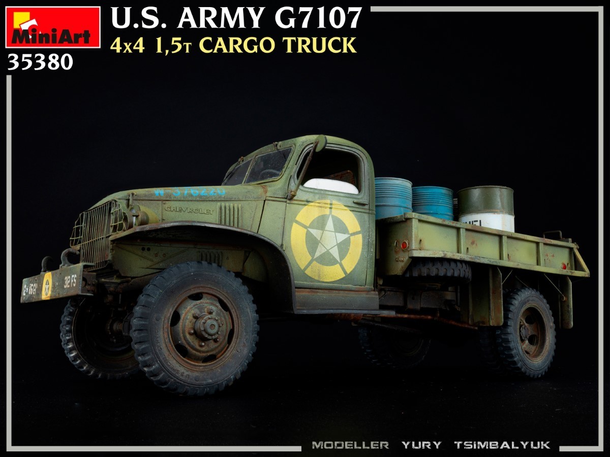 MiniArt New Photos of U.S. ARMY G7107 4X4 1,5t CARGO TRUCK