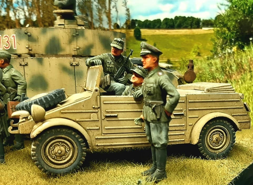 Panzer III M & Kubelwagen 
