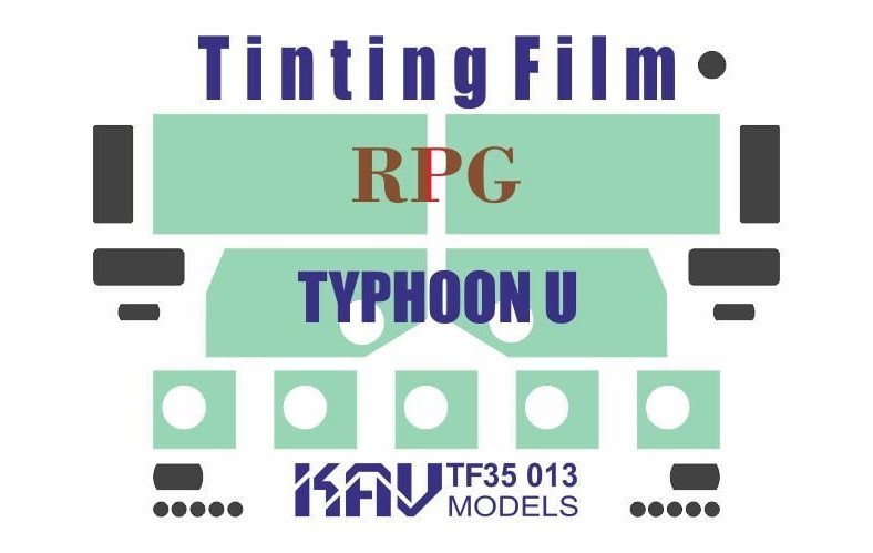 KAV Models Tinting film for Typhoon