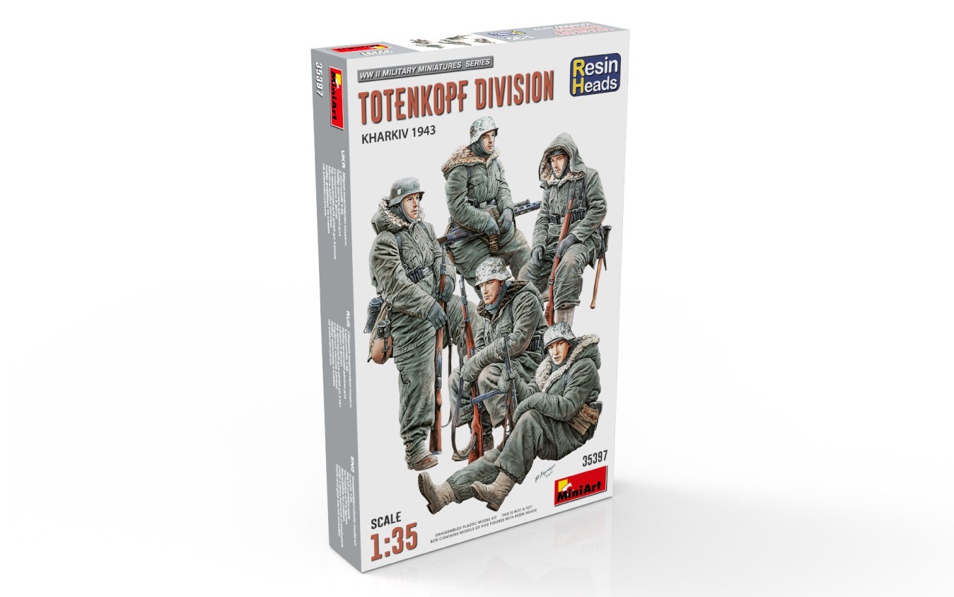 MiniArt Totenkopf Division. Kharkov 1943. Resin Heads