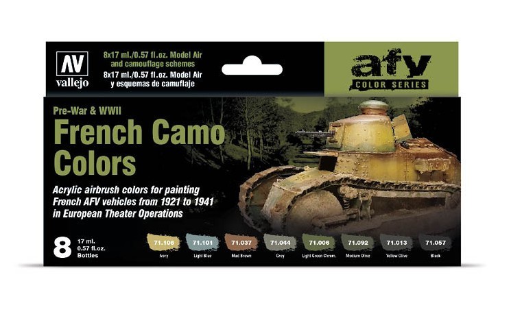 Vallejo French Camo Colors Pre-War & WWII