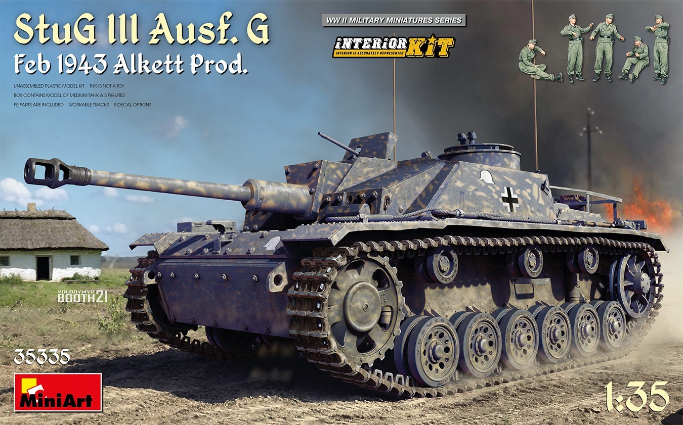 MiniArt StuG III Ausf. G Feb 1943 Alkett Prod. INTERIOR KIT
