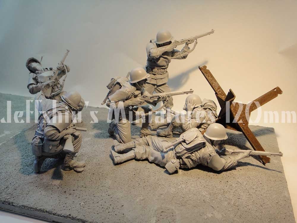 U.S. 29th Infantry Div. Omaha Beach, D-Day