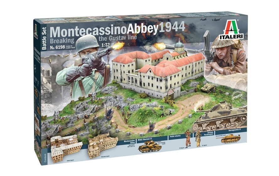 Italeri Montecassino Abbey 1944 Battle Set