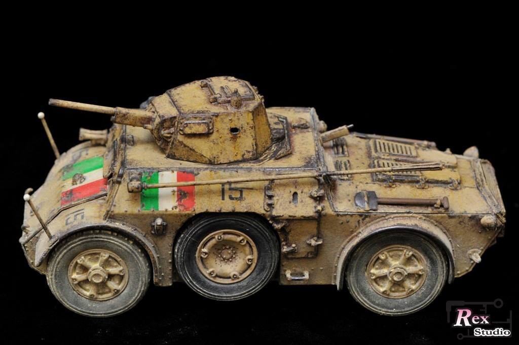 Autoblinda Italian Armored Car AB41 'Inspirations' by Rex Lee